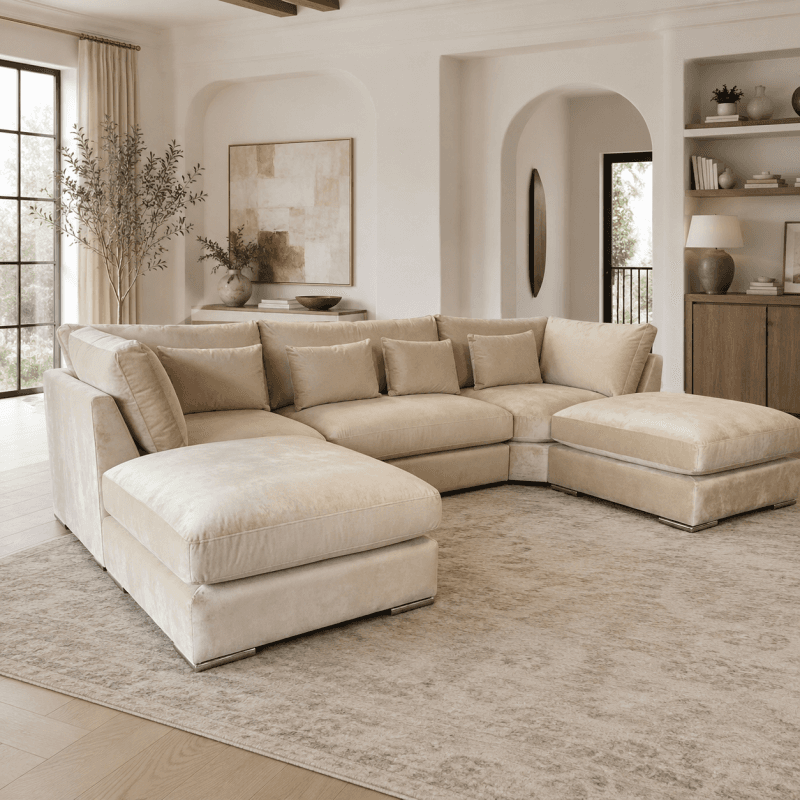 U-Shaped sofa