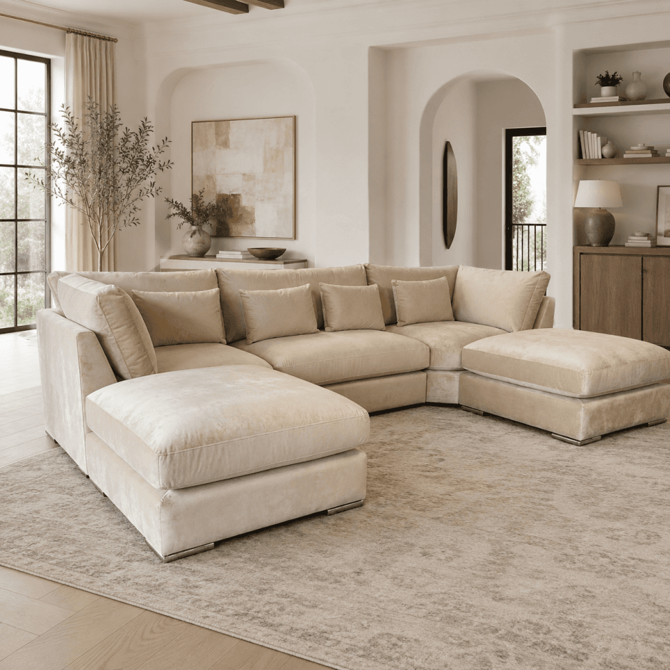 U-Shaped sofa — size guide